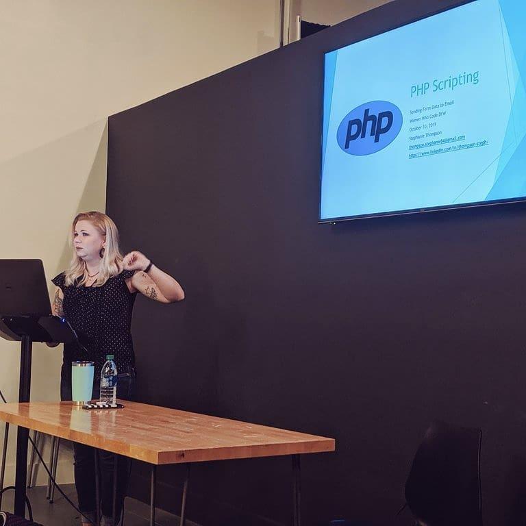 Teaching a PHP scripting course in 2019