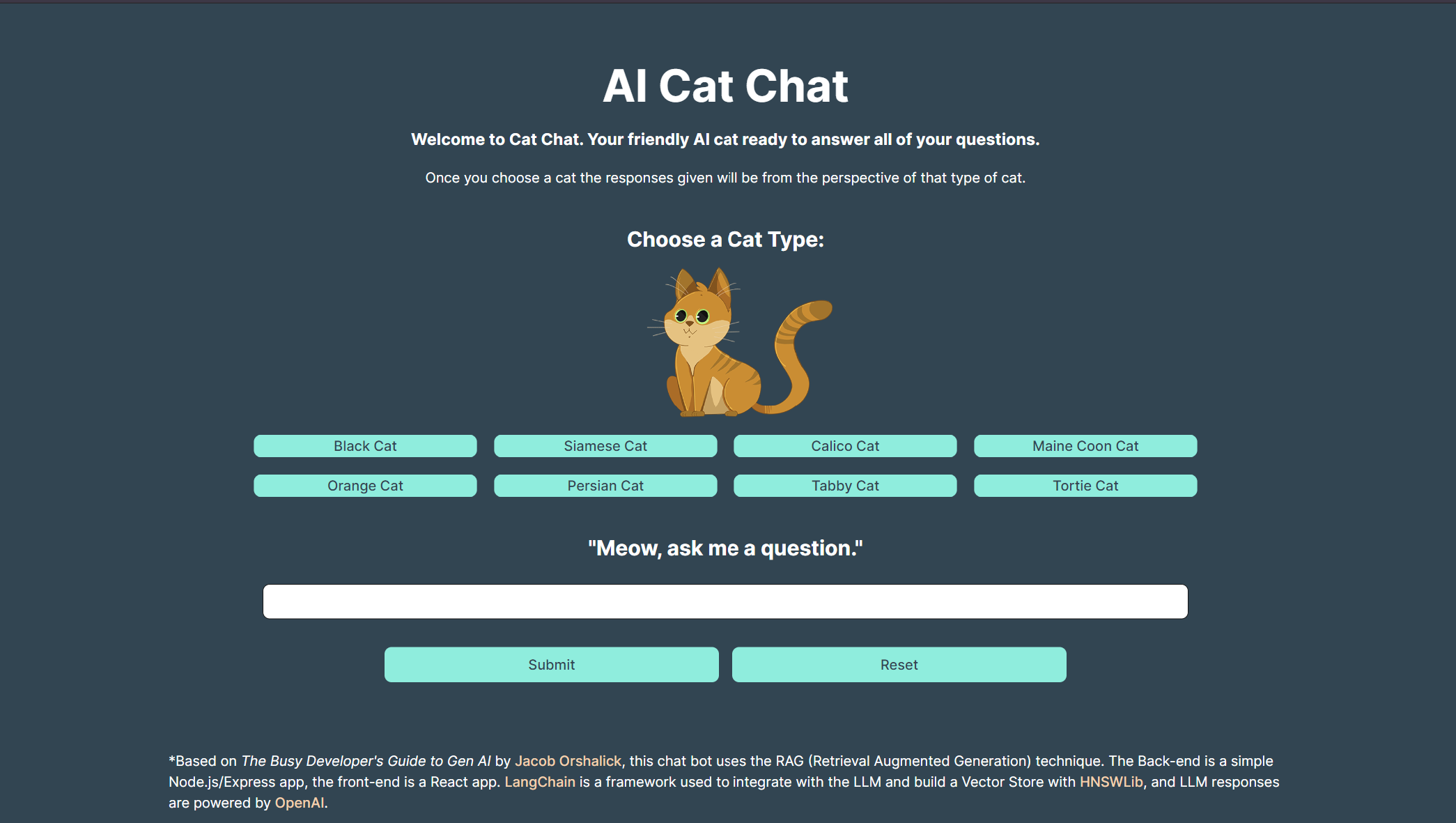 AI Cat Chat